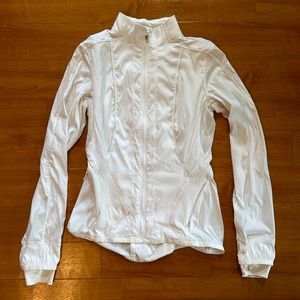 lululemon White Windbreaker Jacket size 4